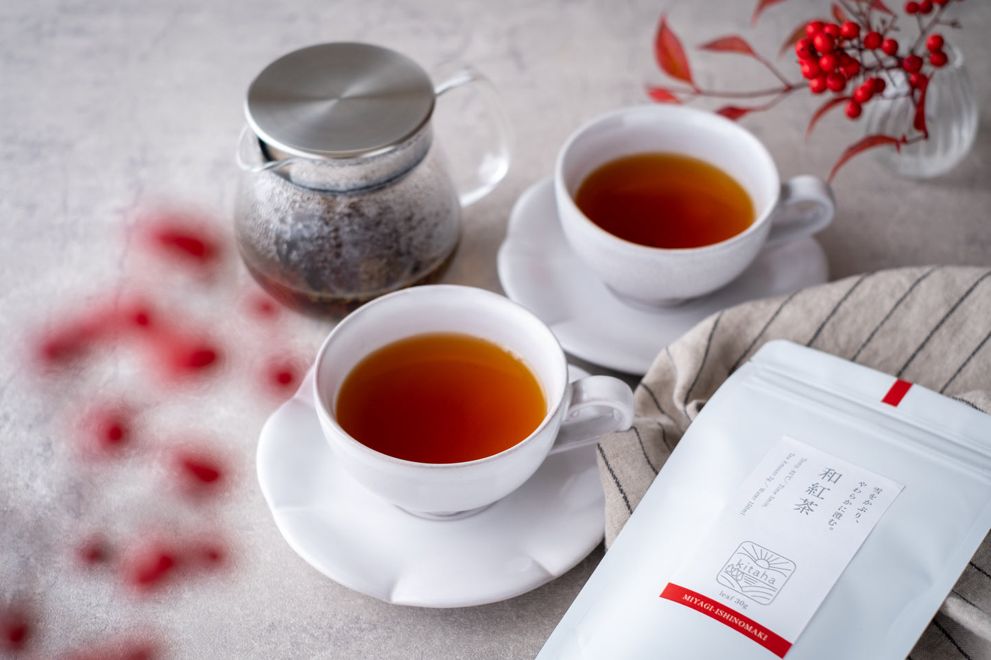 kitaha - 和紅茶｜ティーバッグ缶